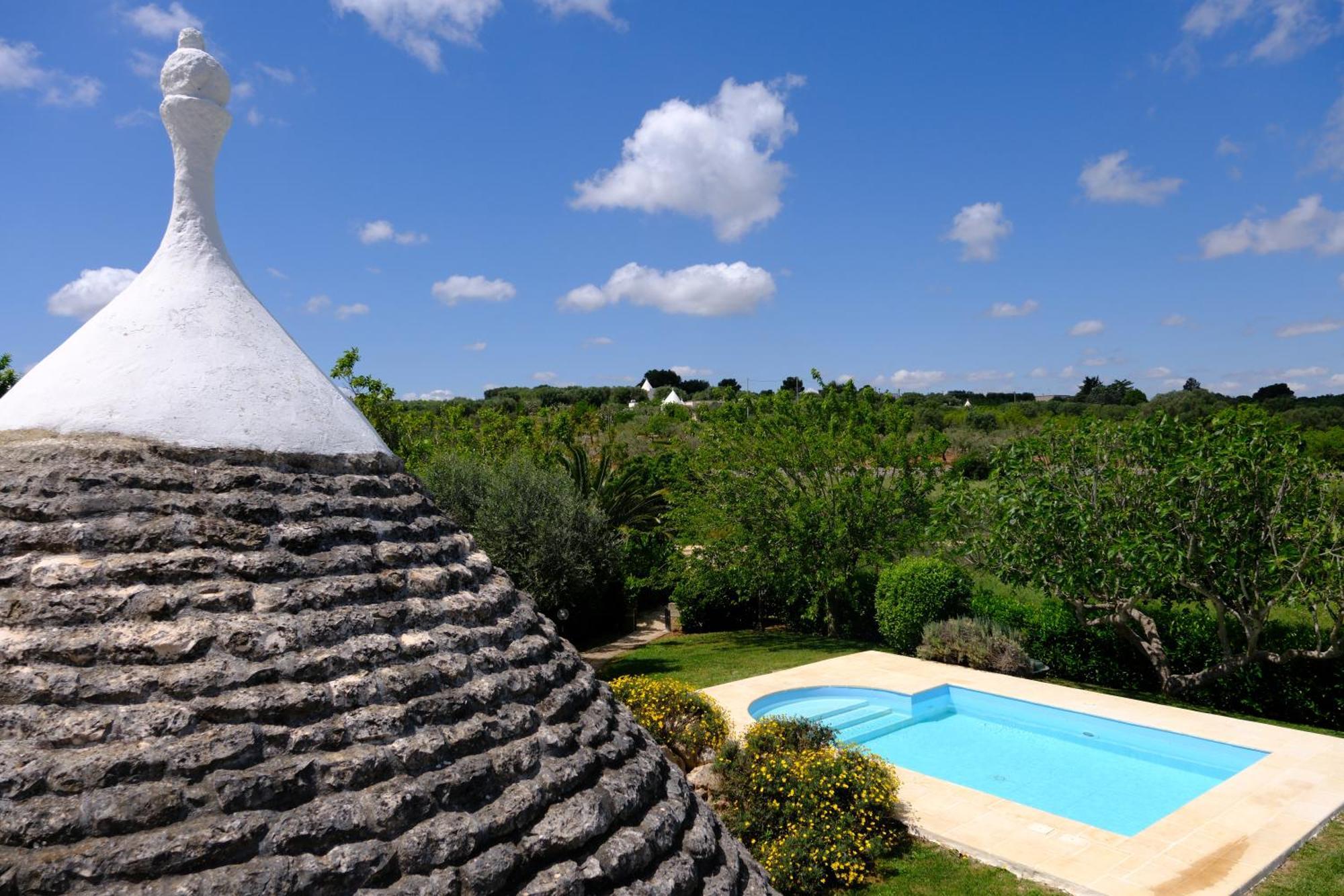 Terra Sessana Ville E Trullo Con Piscina Privata Остуни Экстерьер фото